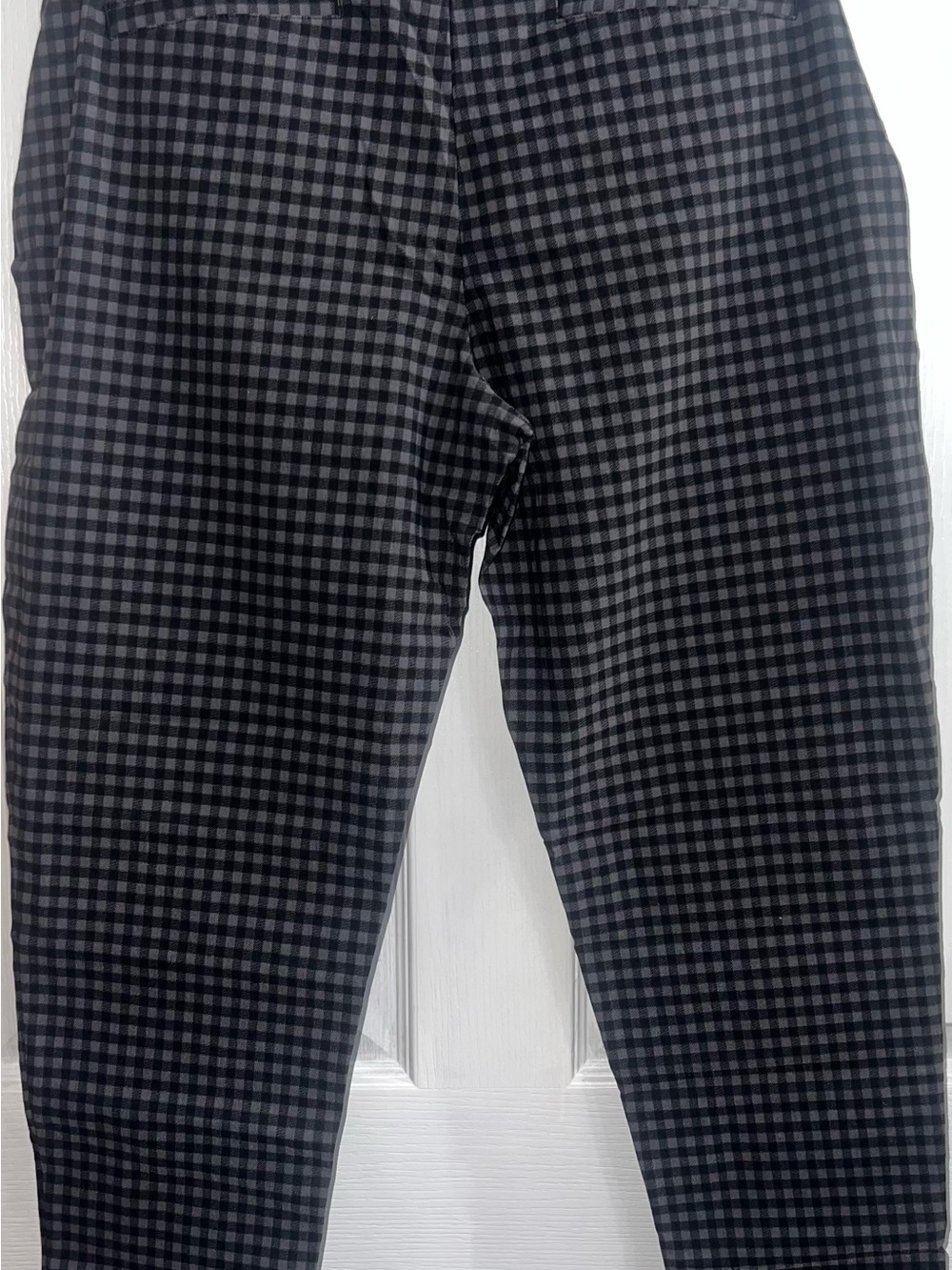 Maurices Black and Gray Gingham Stretch Pants - Picture 3 of 3